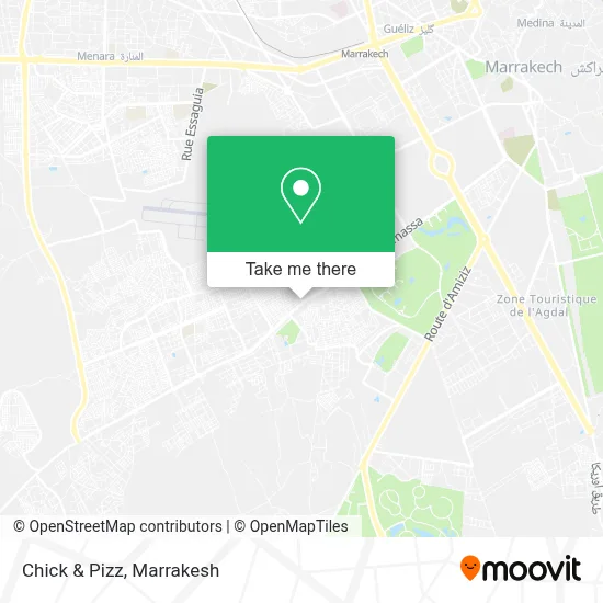 Chick & Pizz map