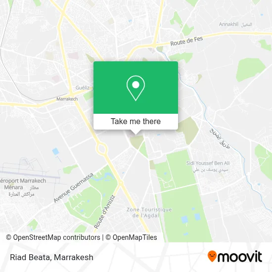 Riad  Beata map