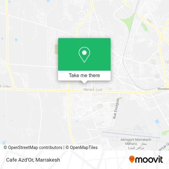 Cafe Azd'Or map