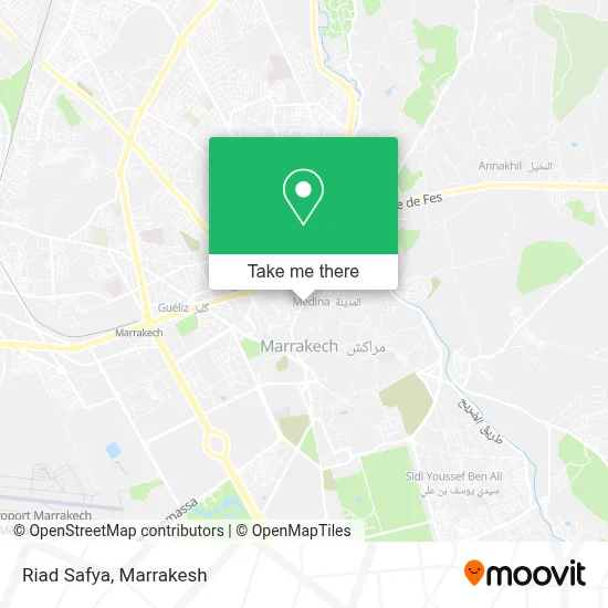 Riad Safya map