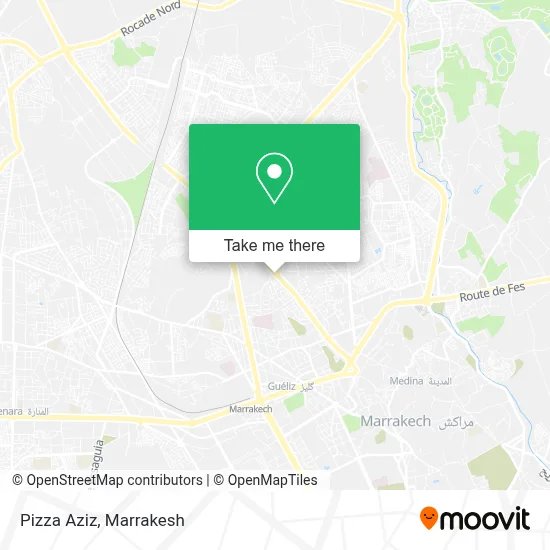 Pizza Aziz map