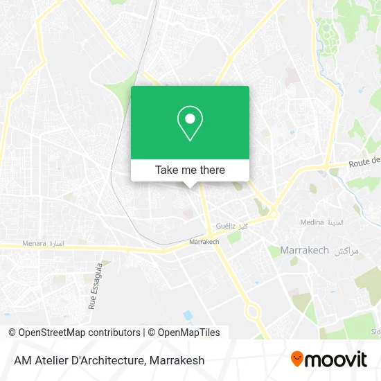 AM Atelier D'Architecture map