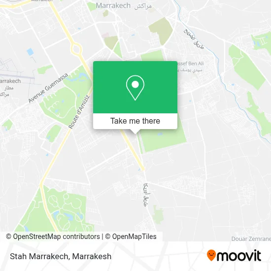Stah Marrakech map