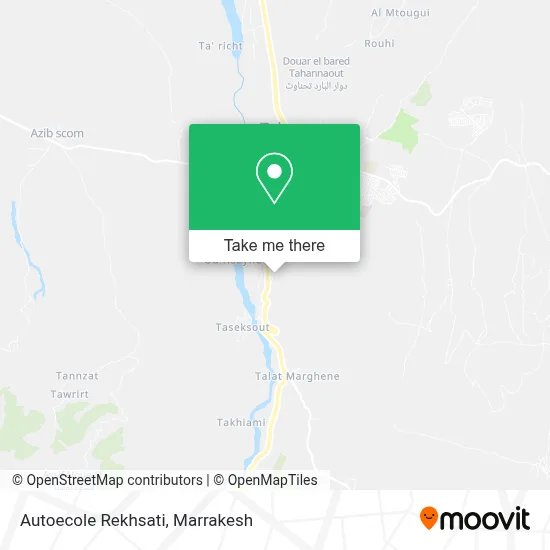 Autoecole Rekhsati map