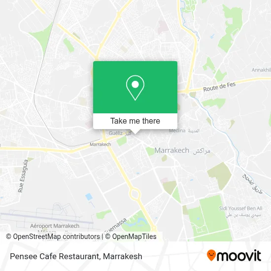 Pensee Cafe Restaurant map