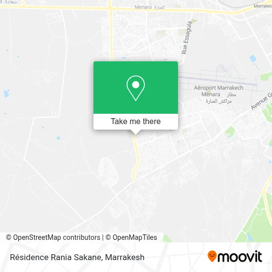 Résidence Rania Sakane map