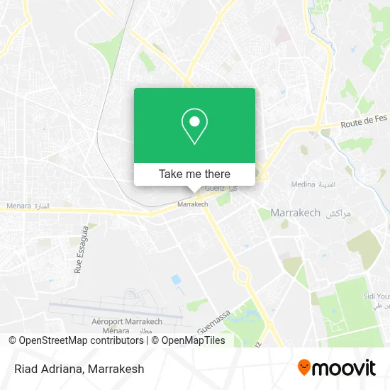 Riad Adriana map