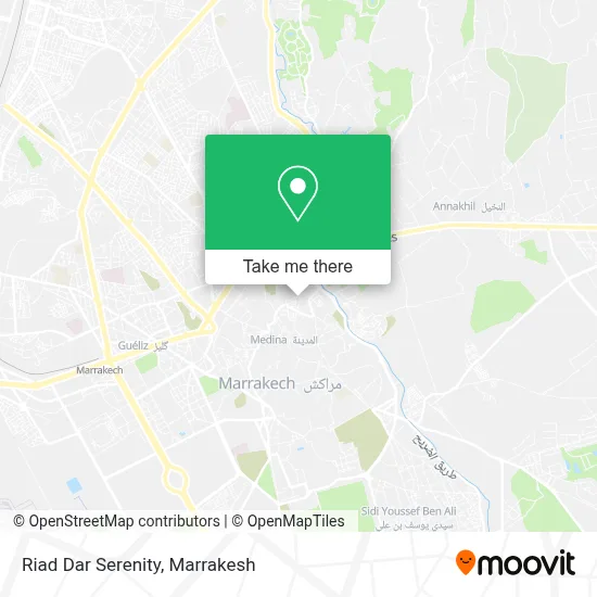 Riad Dar Serenity map