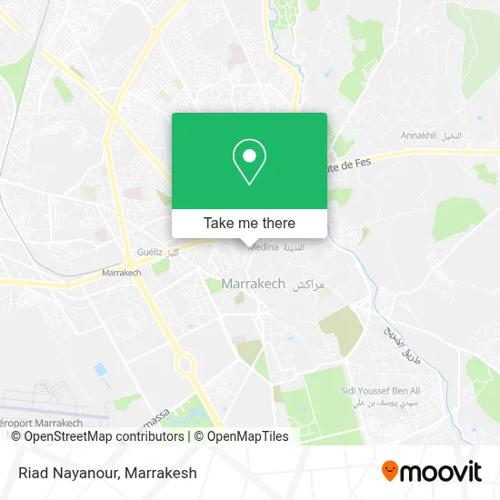Riad Nayanour map