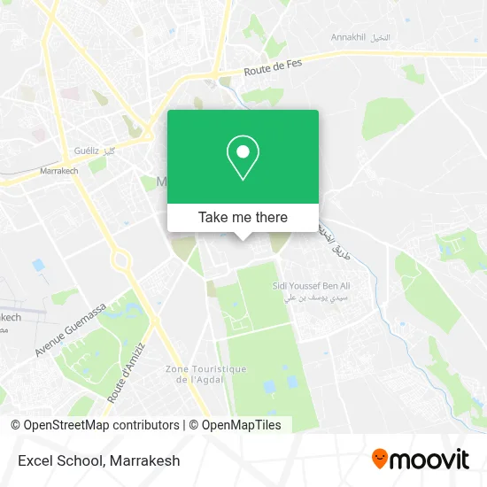 Excel School map