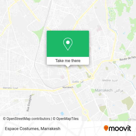 Espace Costumes map