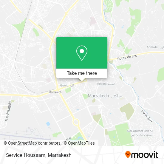 Service Houssam map