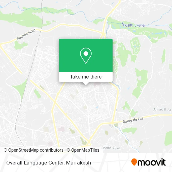 Overall Language Center map