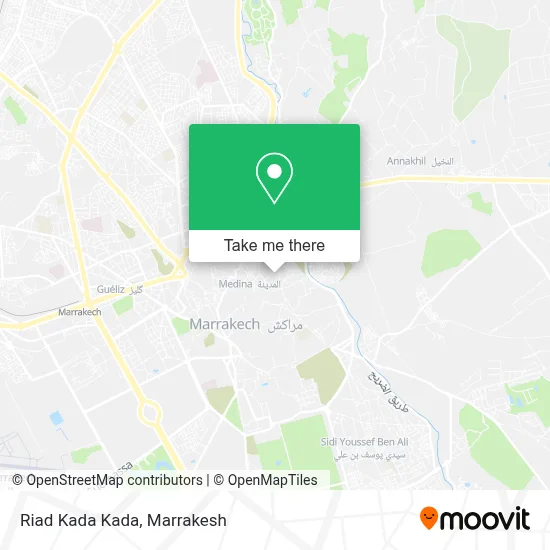 Riad Kada Kada map