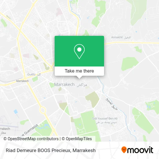 Riad Demeure BOOS Precieux map