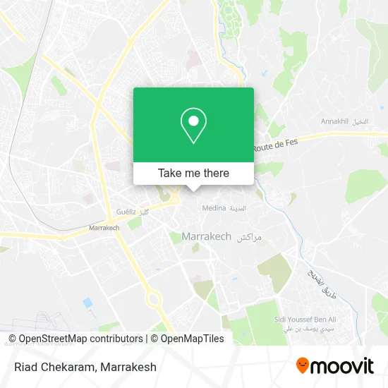 Riad Chekaram map
