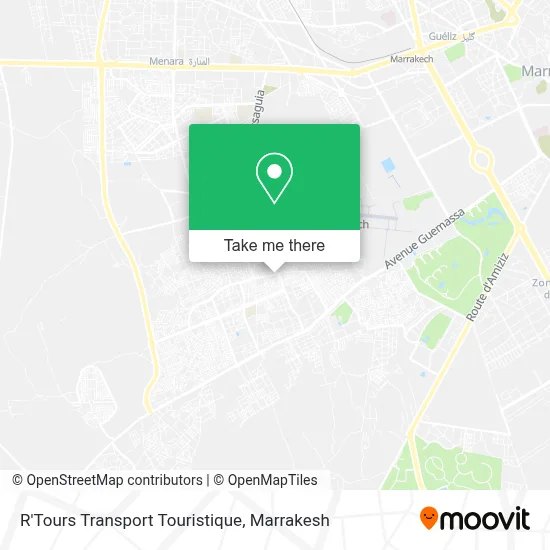 R'Tours Transport Touristique map