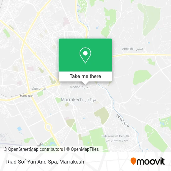 Riad Sof Yan And Spa map