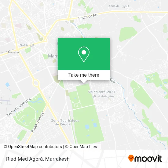 Riad Med Agorà map