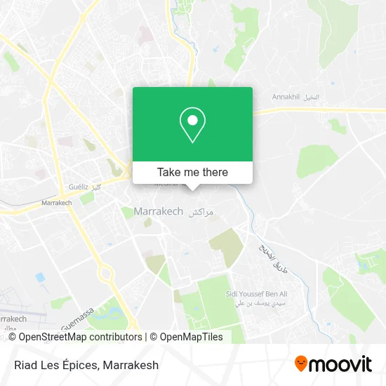 Riad Les Épices map
