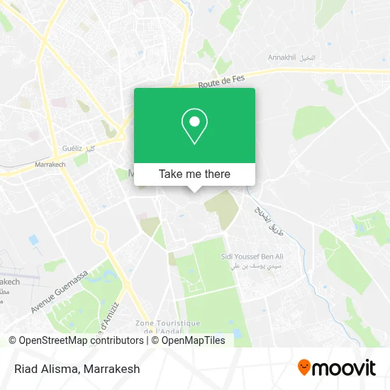 Riad Alisma map