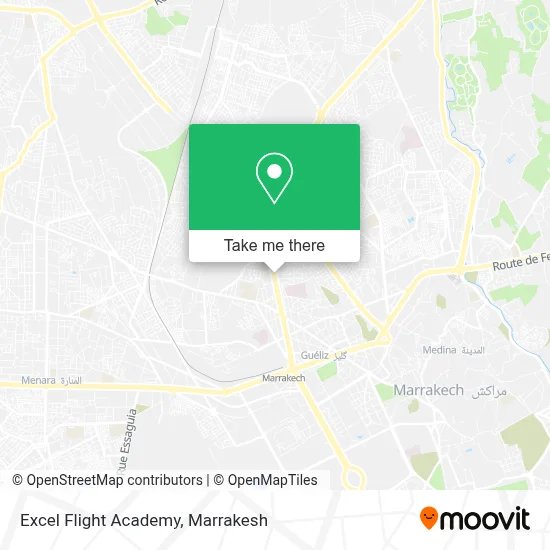 Excel Flight Academy map