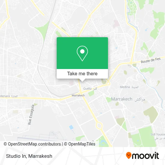 Studio In map