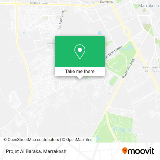 Projet Al Baraka map