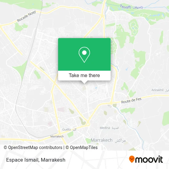 Espace Ismail map