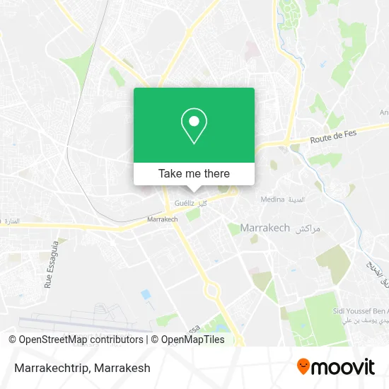 Marrakechtrip map