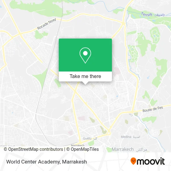 World Center Academy map
