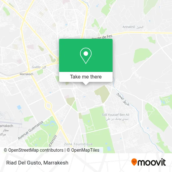Riad Del Gusto map