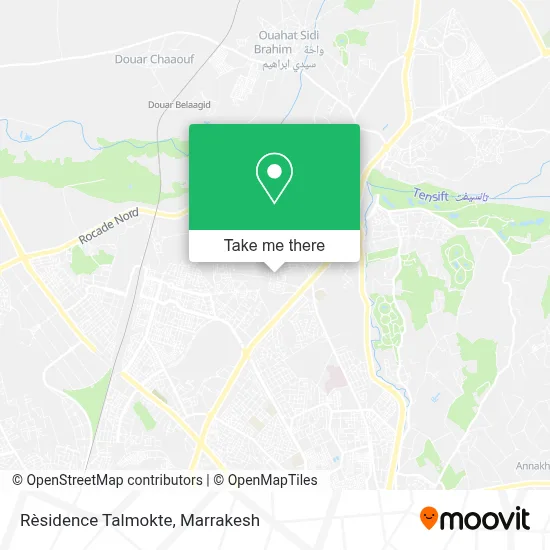 Rèsidence Talmokte map