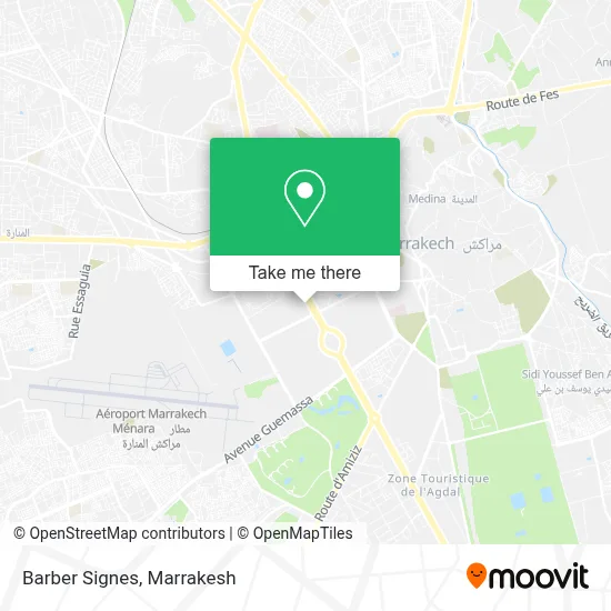 Barber Signes map