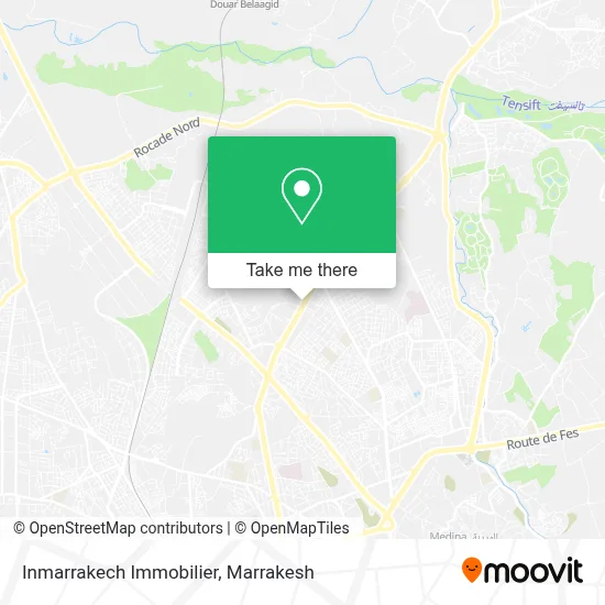 Inmarrakech Immobilier map