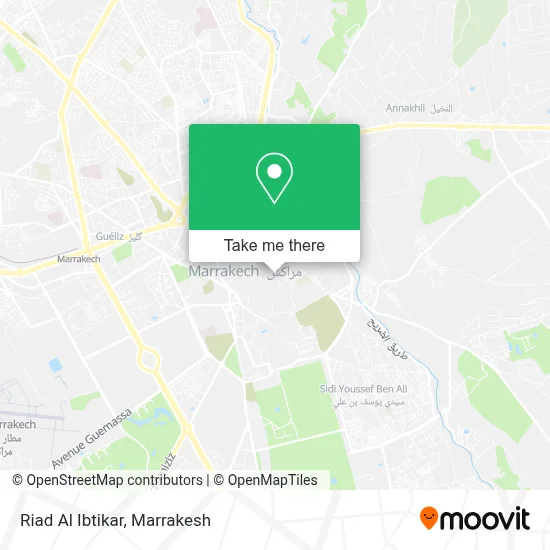 Riad Al Ibtikar map
