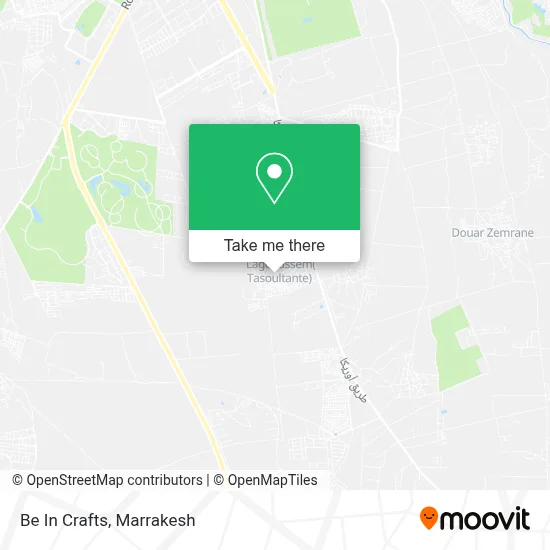 Be In Crafts map