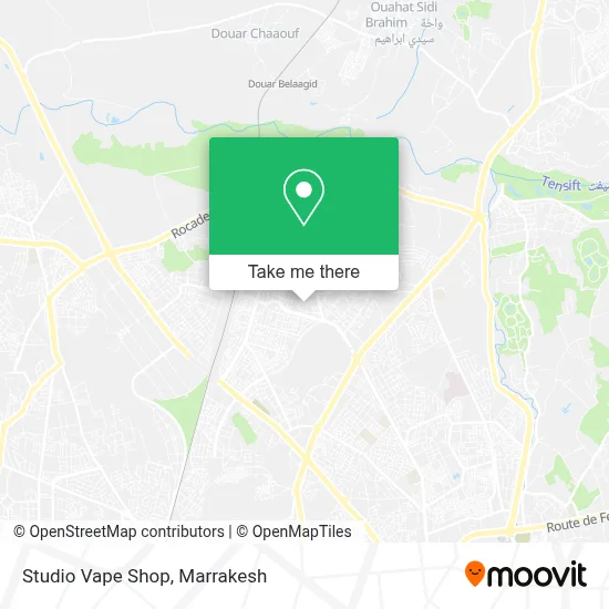 Studio Vape Shop map
