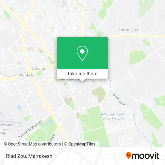 Riad Zou map