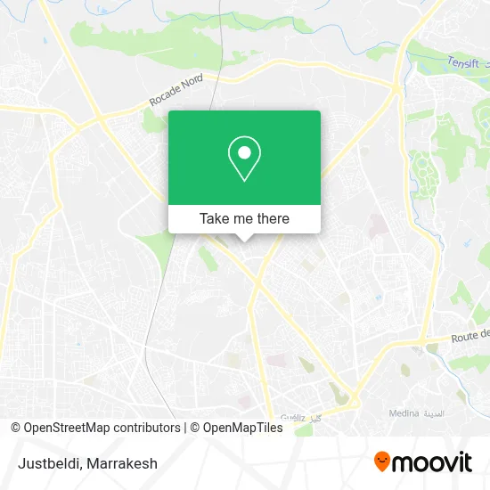 Justbeldi map
