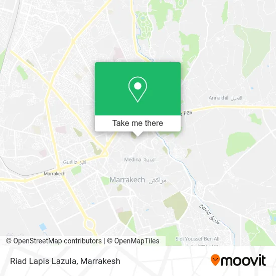 Riad Lapis Lazula map