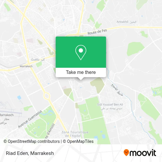 Riad Eden map