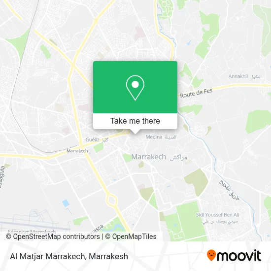 Al Matjar Marrakech map