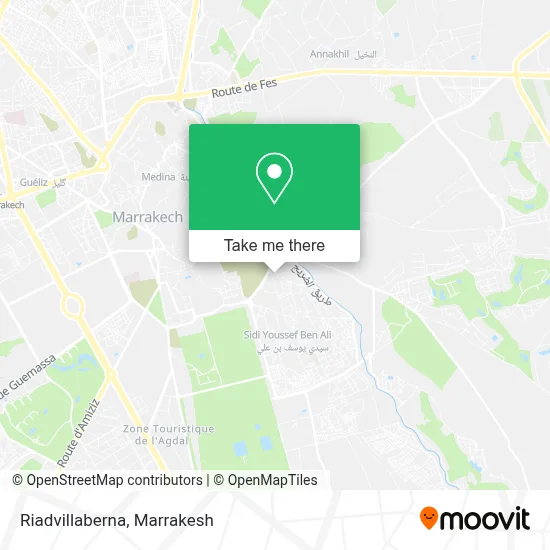 Riadvillaberna map