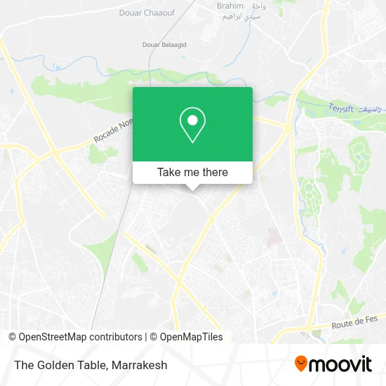 The Golden Table map