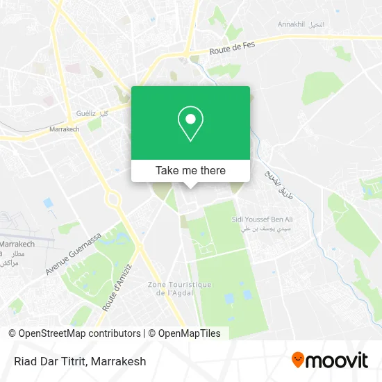 Riad Dar Titrit map