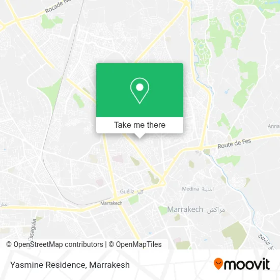Yasmine Residence map