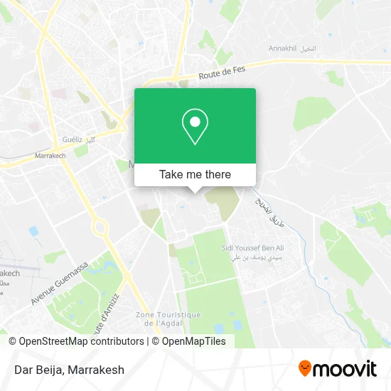 Dar Beija map