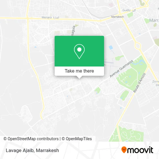 Lavage Ajaib map