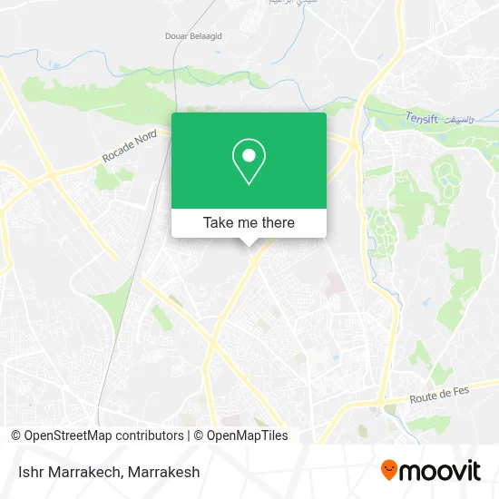 Ishr Marrakech map